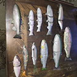 Swimbaits,  LOT ONLY......... All These Baits Are Brand New. Hinkle Clones,Huddleston,Spro BBZ,Drt,Runabout, & 2 Custom