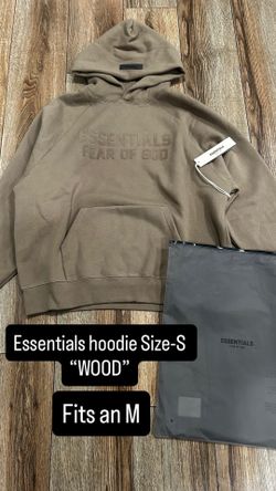 Essentials hoodie wood