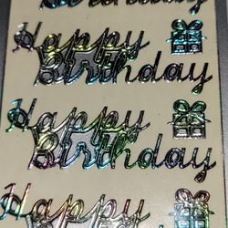 Stickers Happy Birthday
