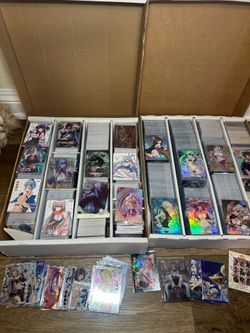 Lot of 5000+ Waifu Anime Collectible Trading Card Game SSR Goddess Story Carnival