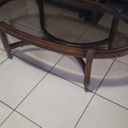 Glass Top Coffe Table