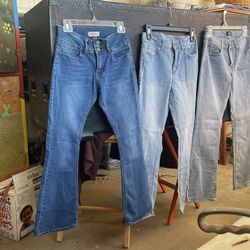 Size 7 Red Bottoms, No Boundaries, Simple Society Jeans