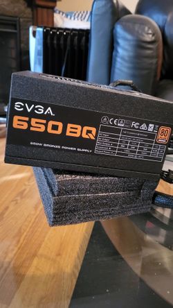 Bronze Power Supply EVGA 650 (Black)
