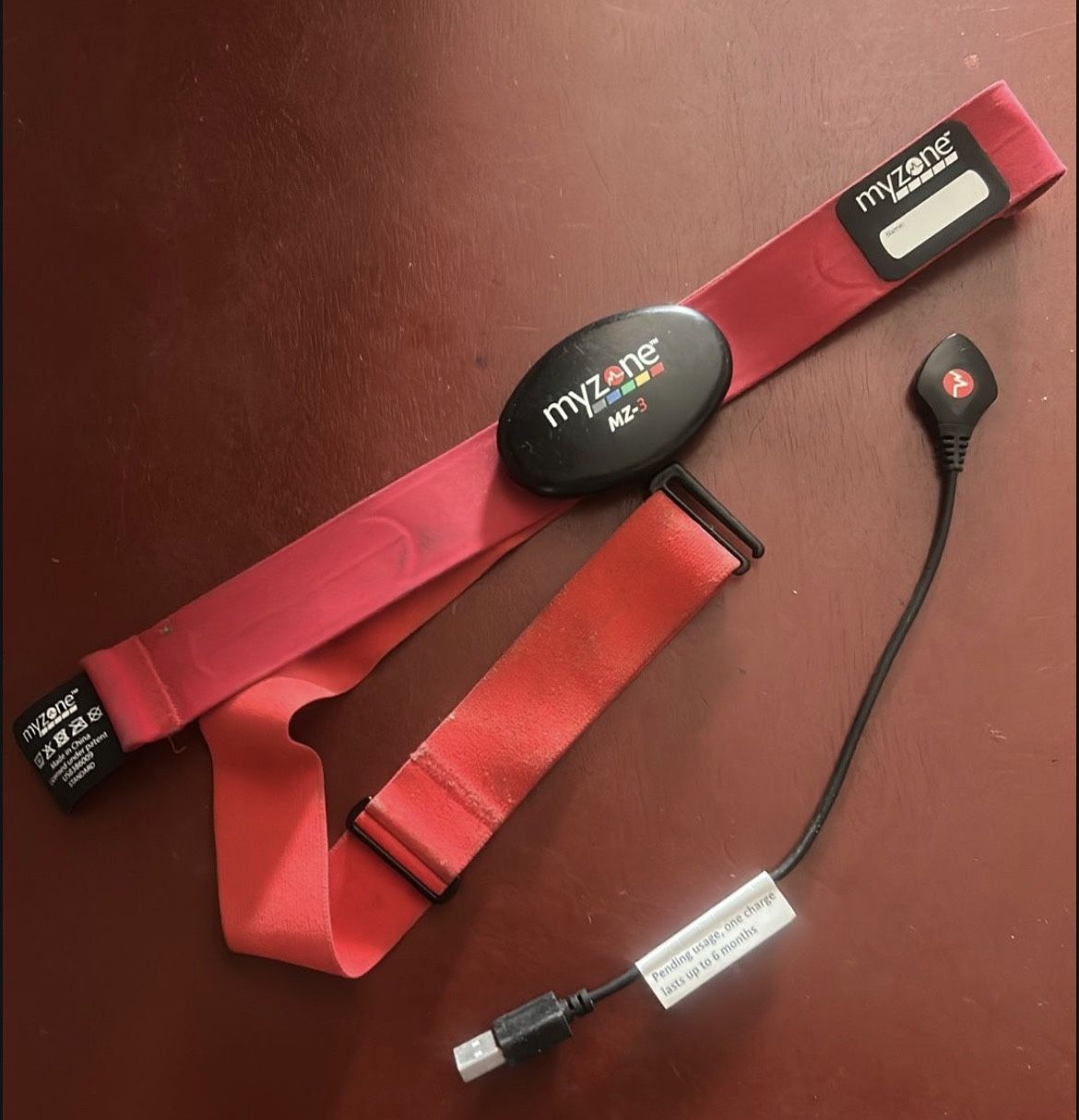 My Zone 3 Heart Rate Monitor Exercise Band