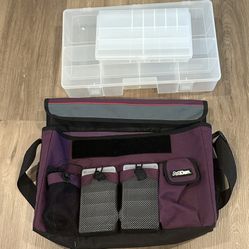 ArtBin Shoulder Strap Tote /Art Bag, Purple + Storage Containers