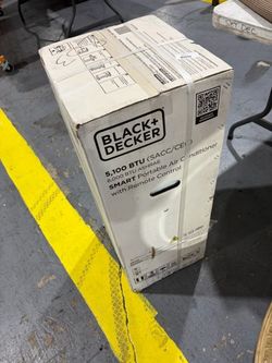 Black+Decker 8,000 BTU Smart Portable Air Conditioner with Remote