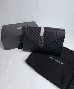 Envelope Black Bag Large