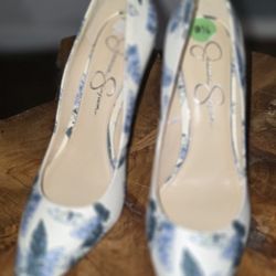 Jessica Simpson Floral Heel