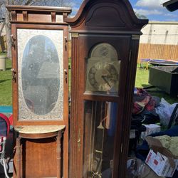 Antique Granddaddy Clock 