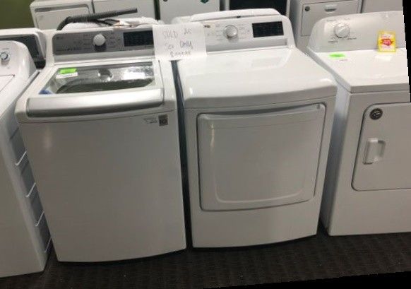 LG Top Load Washer/Dryer Set CC