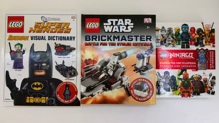 Retired Lego Books With Unopened Promo Figures