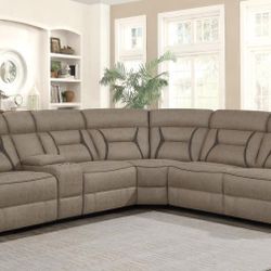 AUTOMATIC RECLINING SECTIONAL SOFA SET