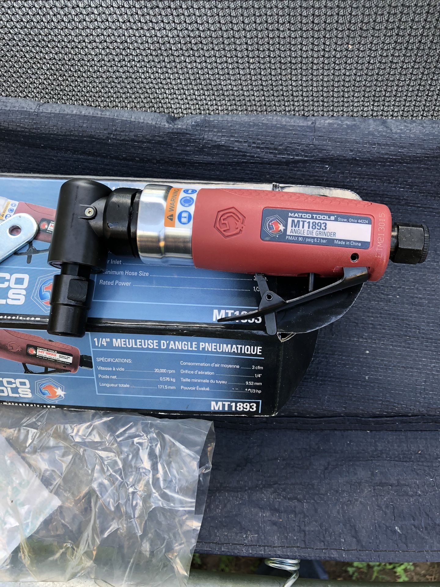 New sander machine .matco