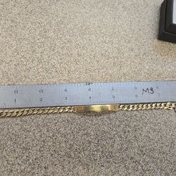 14k Gold ID bracelet