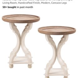 Set Of Two Beautiful Side Tables