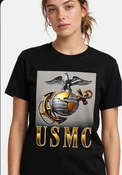 USMC Graphic T-Shirt double sided