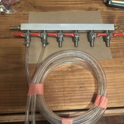 6- Way Gas Manifold Co2
