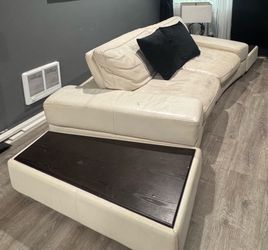 KASALA Leather couch with