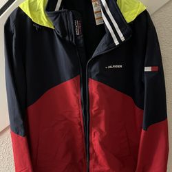 Tommy Hilfiger Mens Jacket Windbreaker