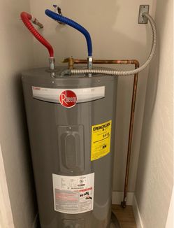 New Rheem Water Heaters Installed