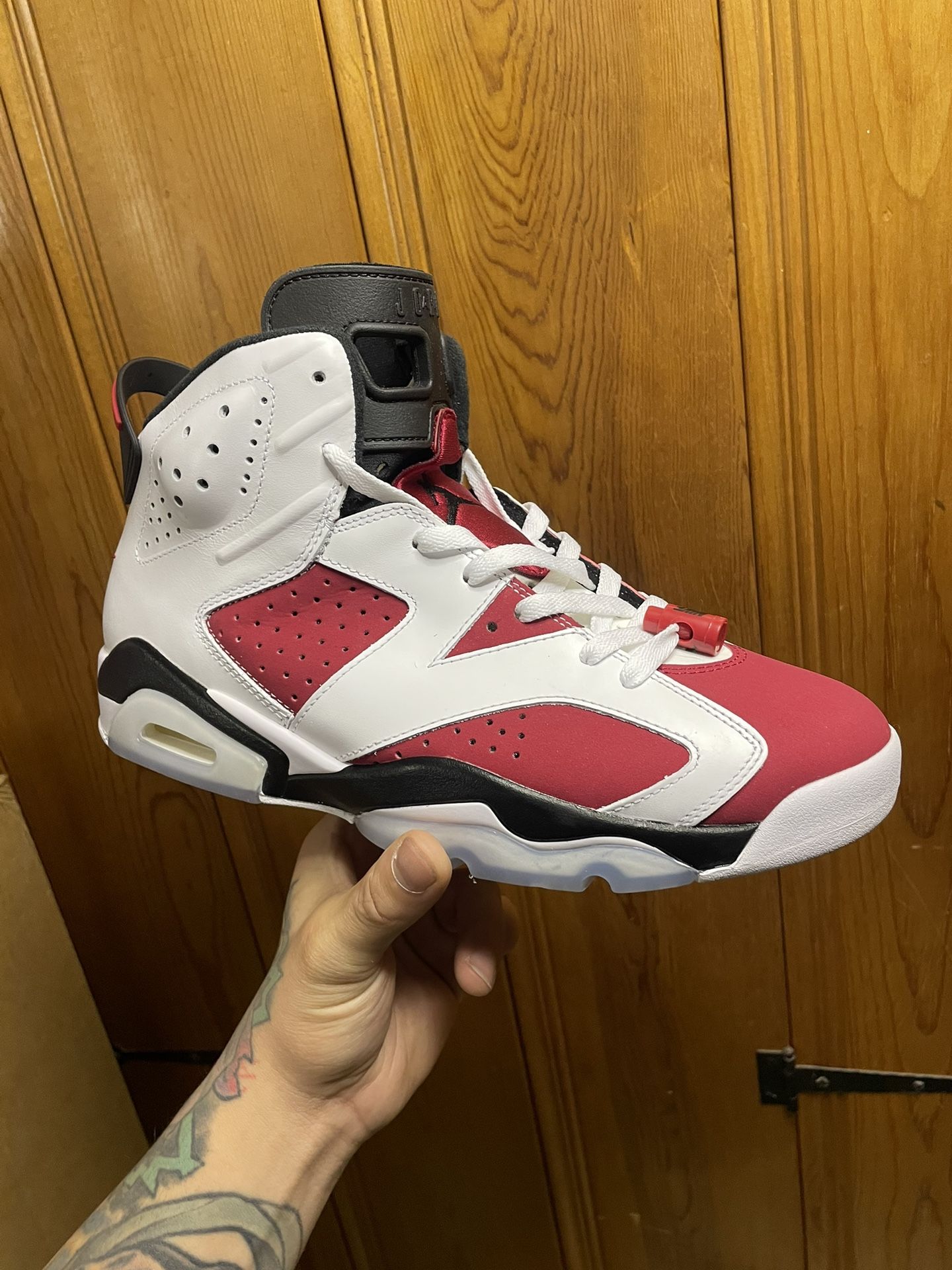 Air Jordan 6 Carmine Size 9.5