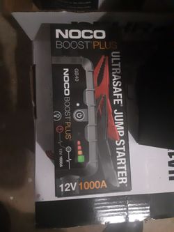 Noco boost plus UltraSafe jump starter 12v 1000A