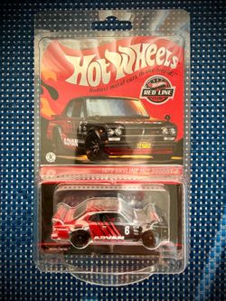 Hot Wheels RLC 1972 Skyline H/T 2000GT-R (Hako) Advan Black & Red