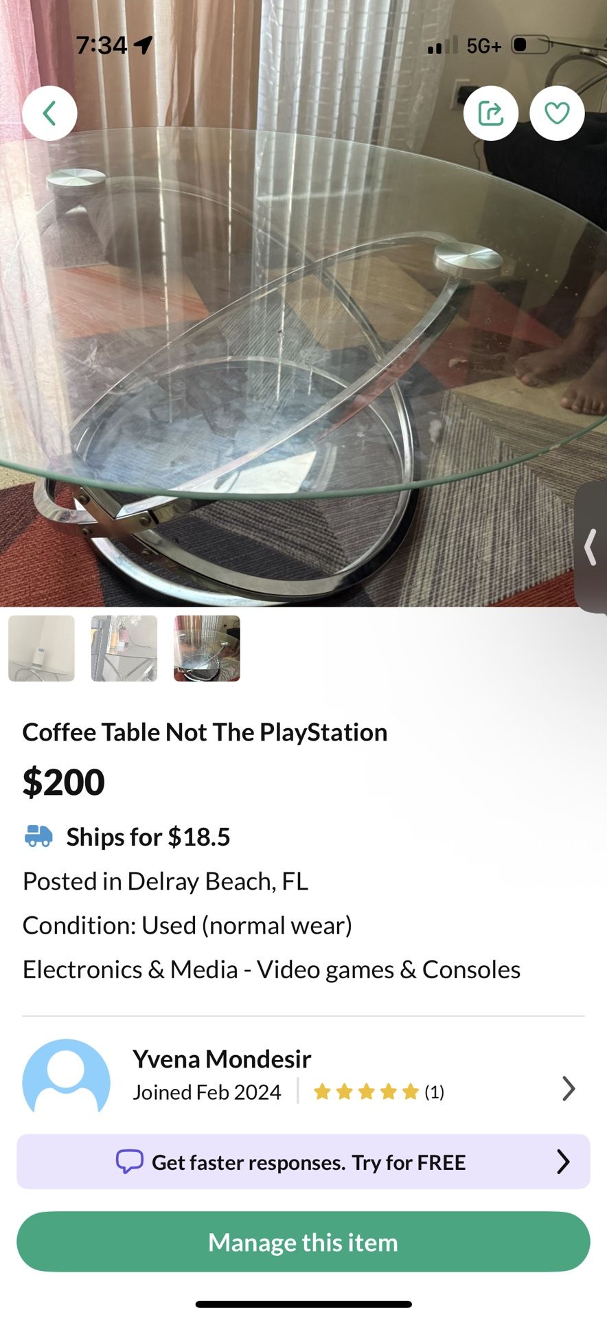 Coffee Table 3 Pcs