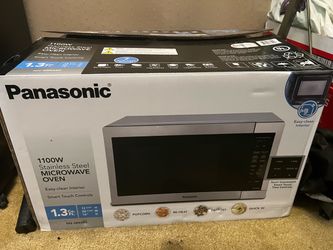 Panasonic 1100W Stainless Steel Microwave Oven NN-SB658S