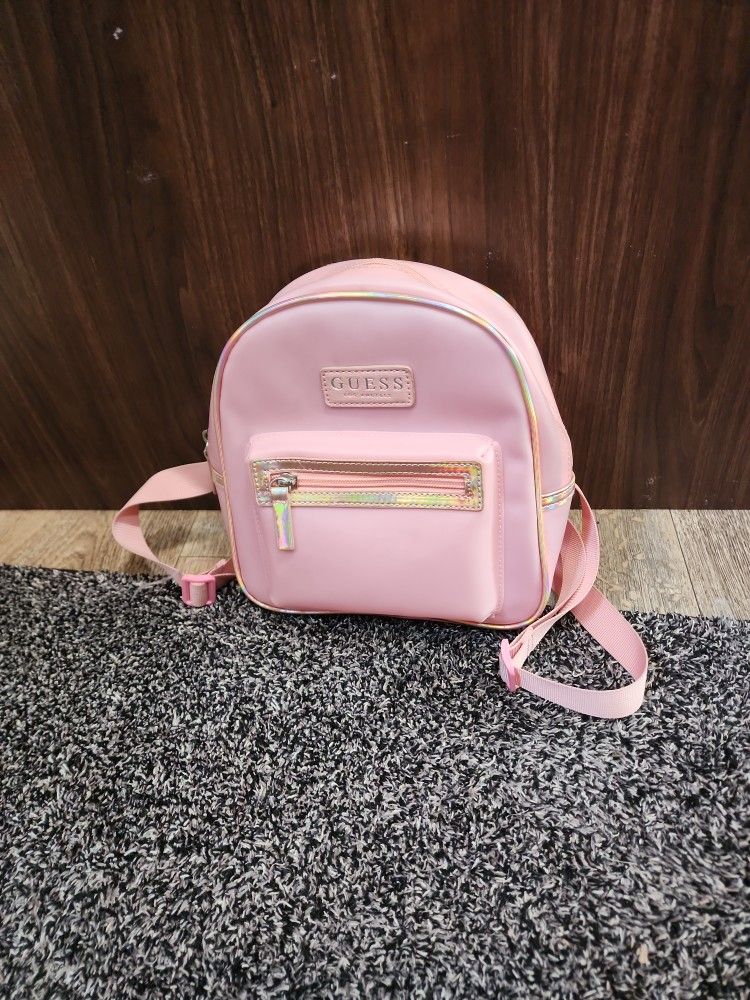 Light Pink Small Guess Bag Backack Purse