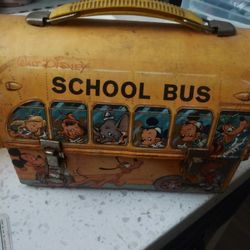 Walt Disney School Bus Lunchbox 1960s