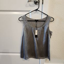 NWT Talbots silk 100% tank top size 6P, scoop neckline