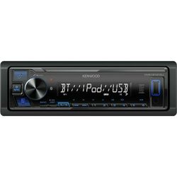 KENWOOD KMM-BT270U Bluetooth Digital Media Car Stereo Receiver with USB Port – AM/FM Radio, MP3 Player, High Contrast LCD, Detachable Face Plate