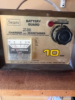 Vintage Sears Battery Charger