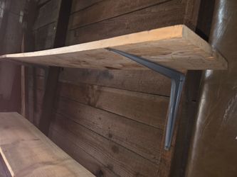16 Stanley 11"x13.5" Shelf Brackets Plus 9 Wood Boards