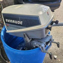 Evinrude 8hp Short Shaft Outboard 2 Stroke Clean
