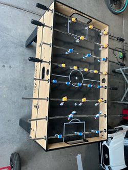 Pool table and foosball