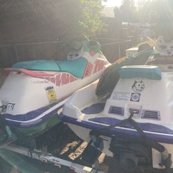 Sea Doos And Trailer 