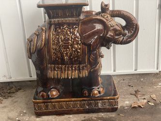 Elephant Planter Stool