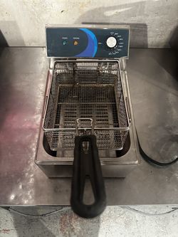 Commercial Electric Deep Fryer – Single Basket Countertop Fryer – Works Great!