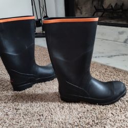 Brazos rubber boots 13 hunting fishing work black knee