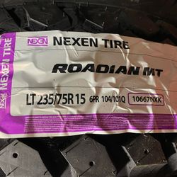 Nexen Tire Roadian  Mt 235 75 15 —-1 Tire—-