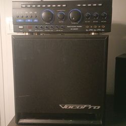 Black VocoPro karaoke machine