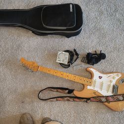 SX Electric Guitar And Marshall Amp