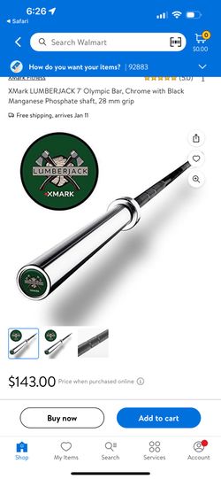 Brand New 7’ Lumberjack Olympic Bar