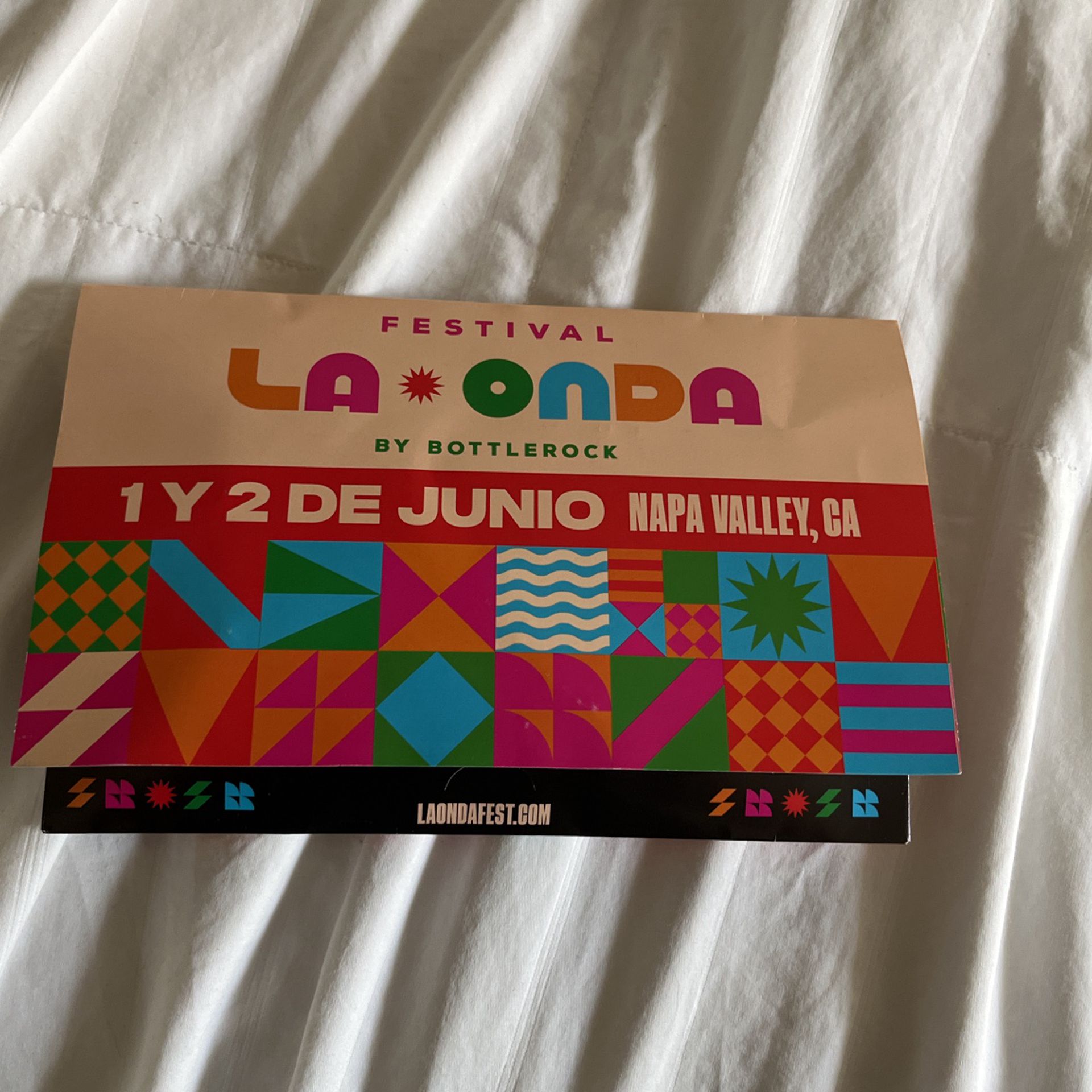 VIP passes for La Onda Festival