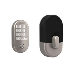 Schlage
Remsen Satin Nickel Electronic Arrive Smart Wifi Deadbolt