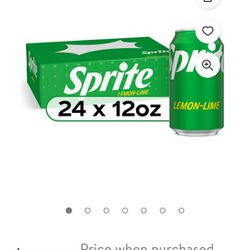24 Pack Of Canned Sprite