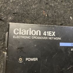 Clarion 41EX Cross-over For Car Audio