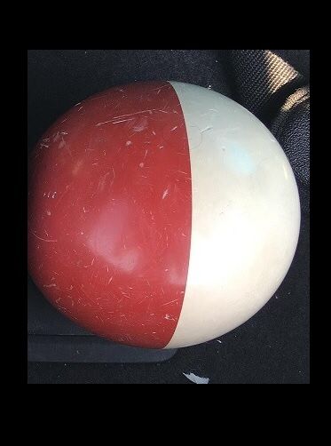 Comet Rubber Duckpin Ball 4 15/16 3lb 9oz